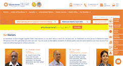 Desktop Screenshot of moolchandhealthcare.com